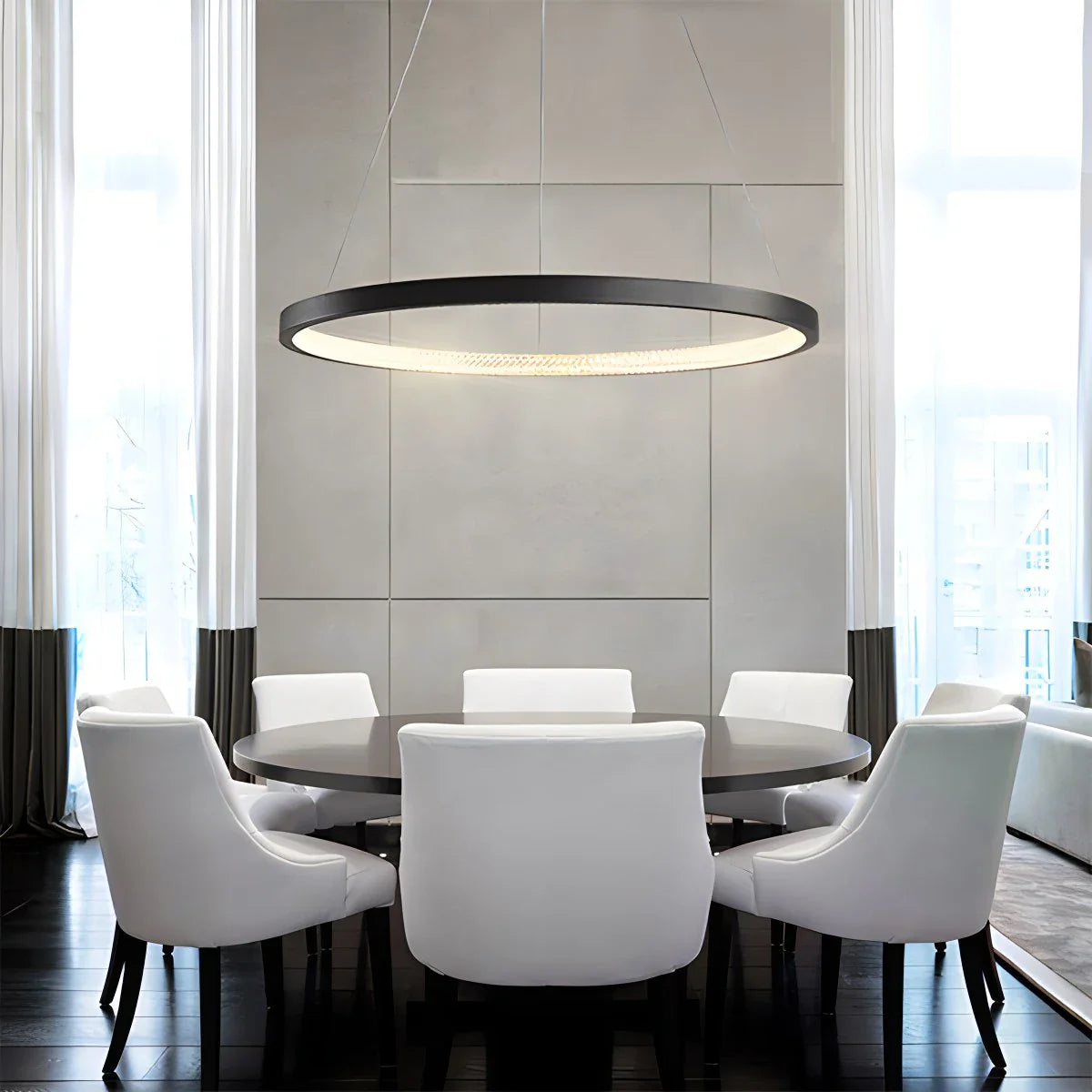 Nordic Simple Ring Ceiling Chandelier