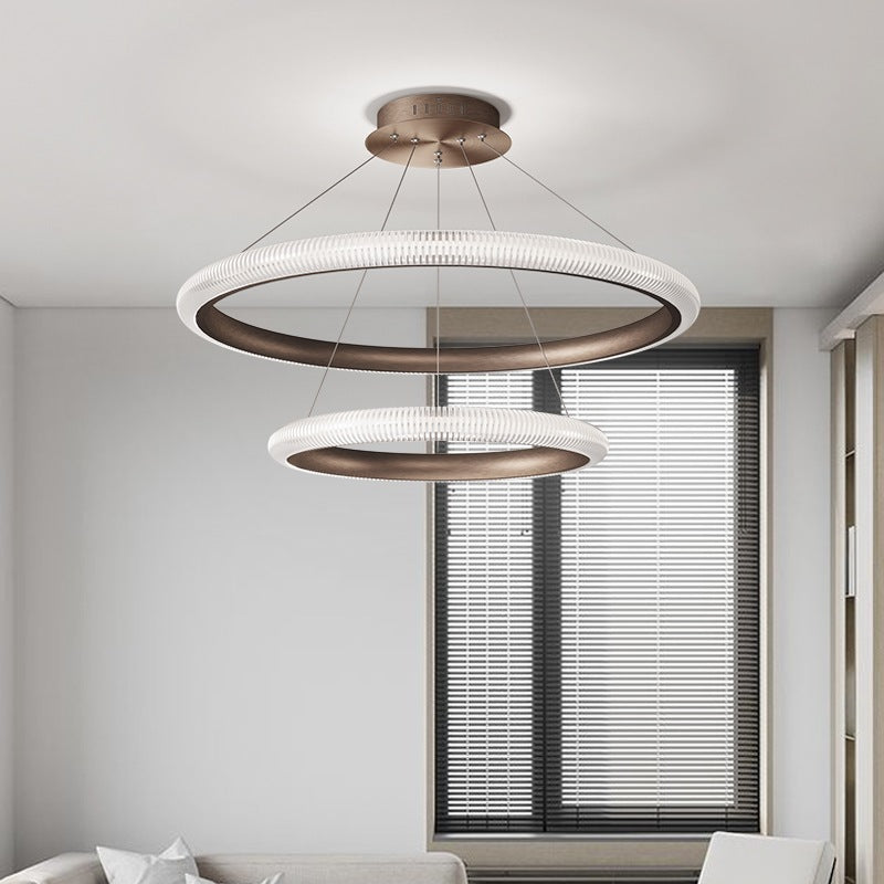 Nordic Circular Chandelier for Living Room