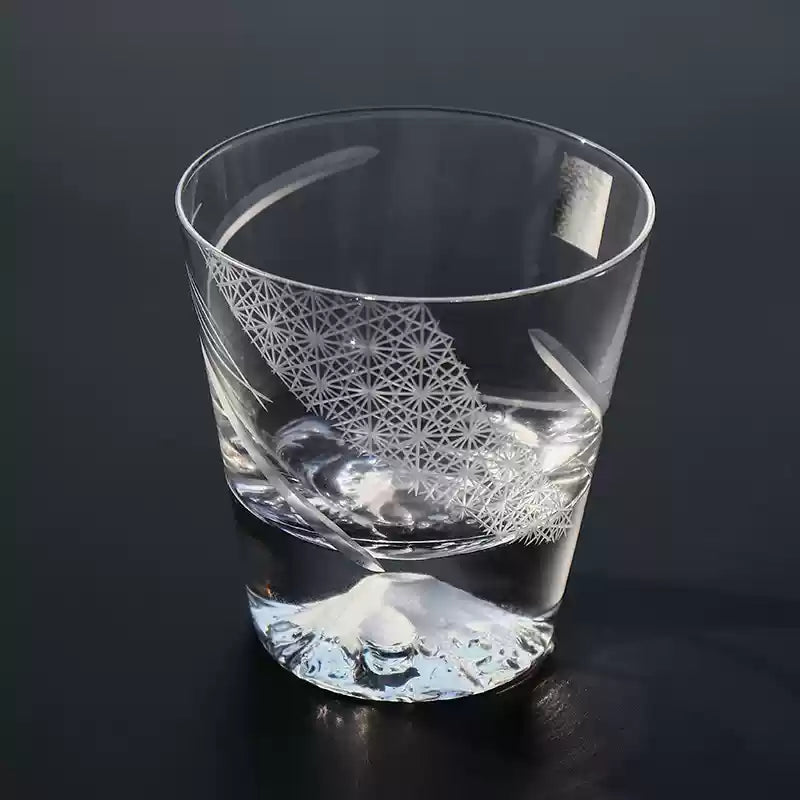 Tajima Glass Mount Fuji Whiskey Glass