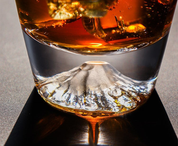 Tajima Glass Mount Fuji Whiskey Glass