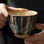 Mino Ware Rustic Ryuun Tokusa Coffee Cup