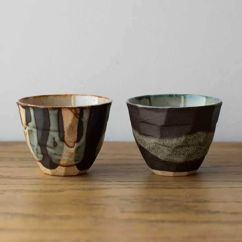 Mino Ware Rustic Ryuun Tokusa Coffee Cup