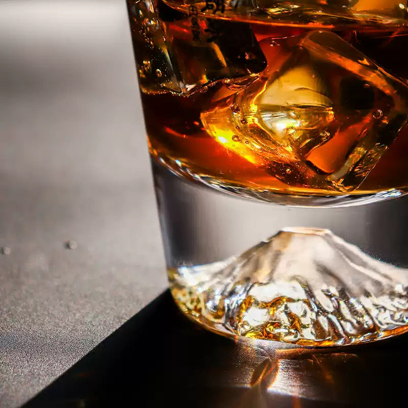 Tajima Glass Mount Fuji Whiskey Glass