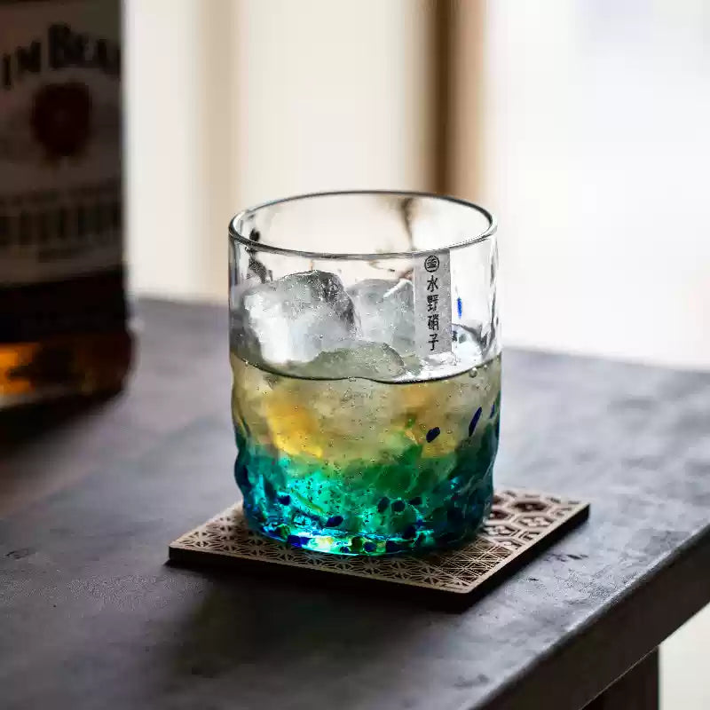 Mizuno Glass Starry Night Glow Whisky Glass