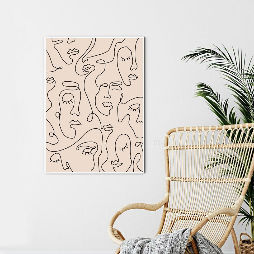 Forever and Endless Linear Art Prints