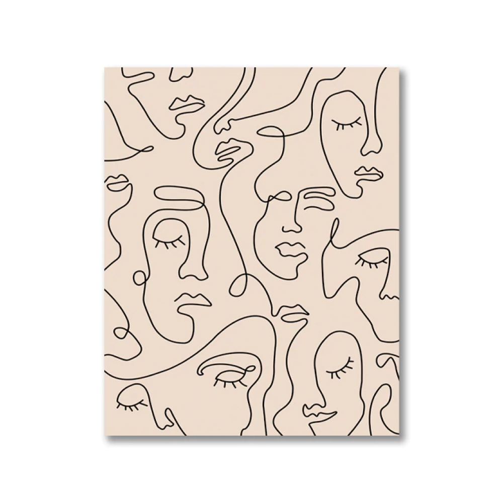 Forever and Endless Linear Art Prints