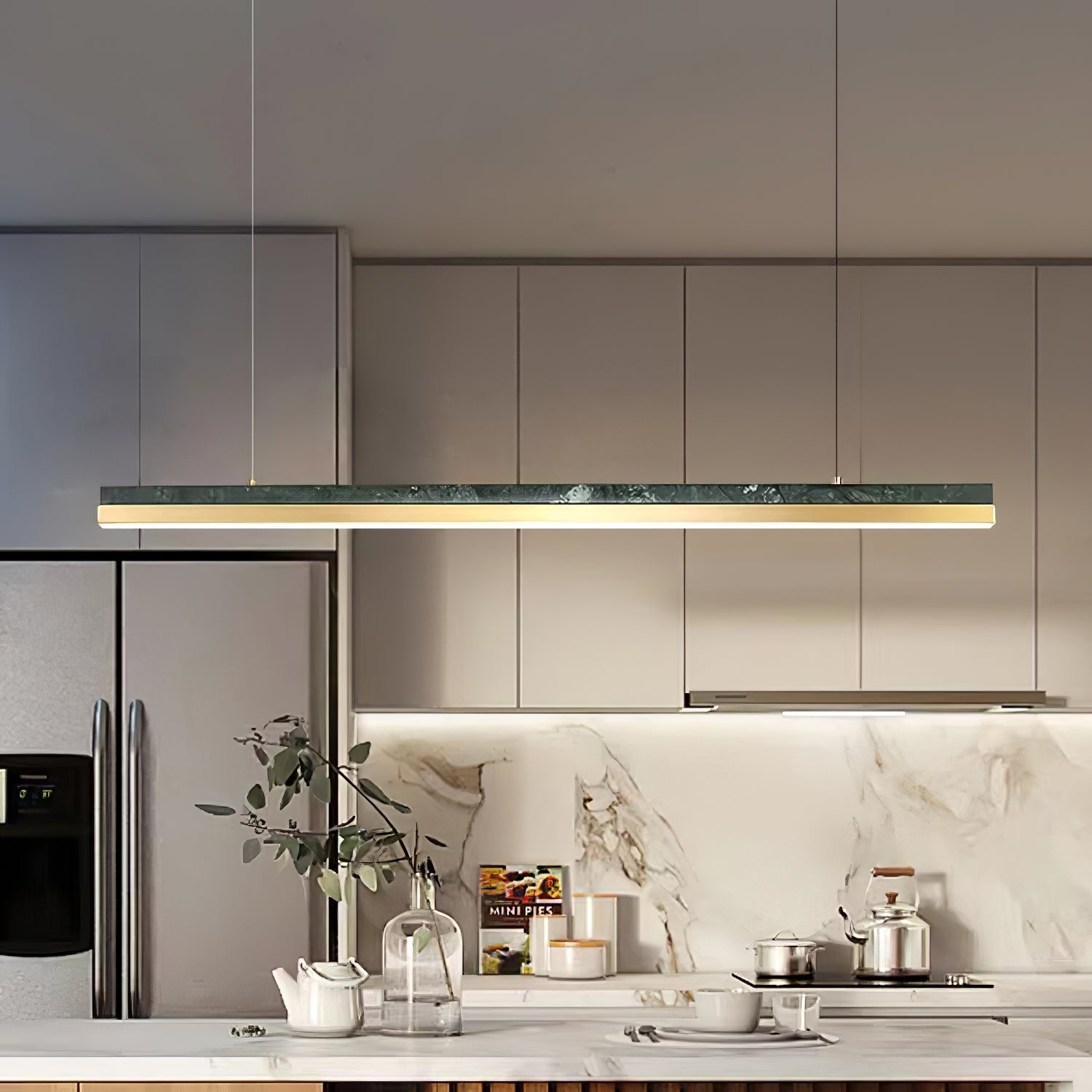 One Word Pendant Light