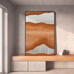 Orange Calmness Canvas Prints
