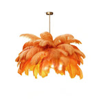 Ostrich Feather Chandelier Multiple Colors Available