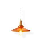 Orange Glass Pendant Lamp