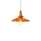Orange Glass Pendant Lamp