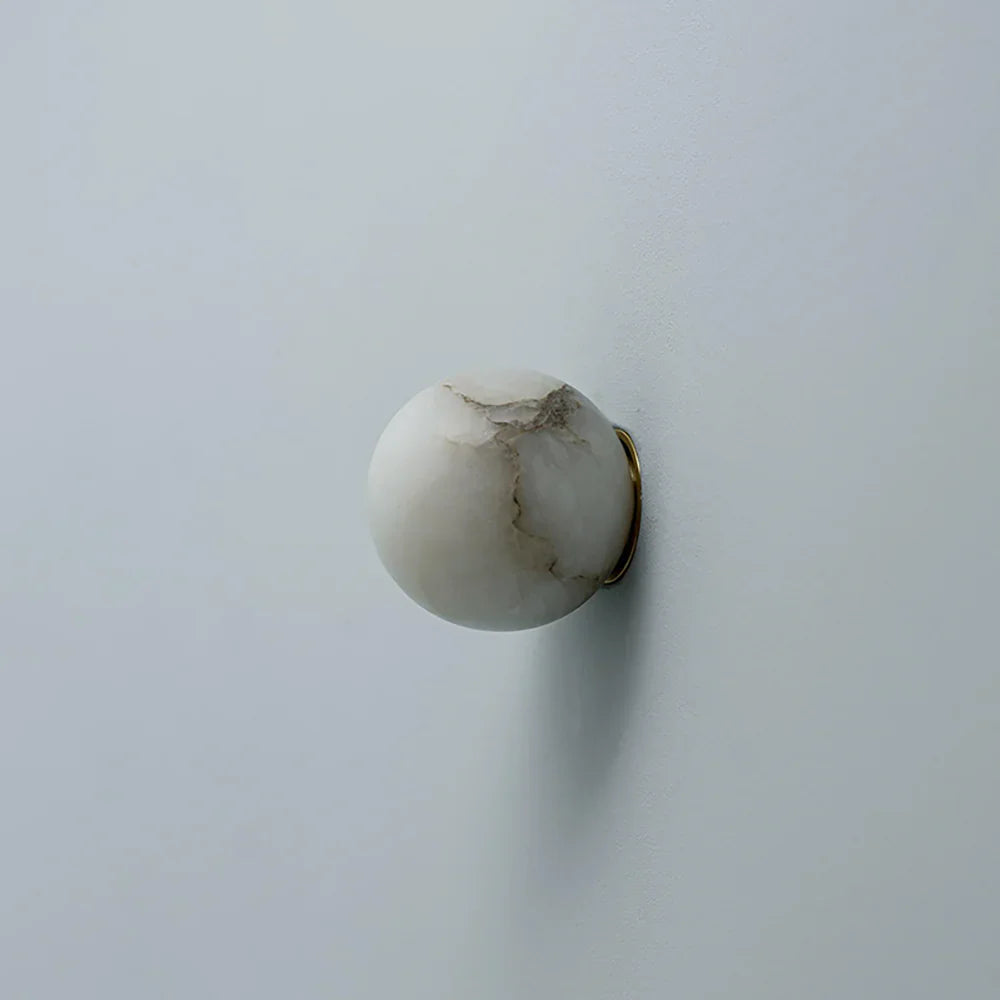 Orb Alabaster Wall Lamp