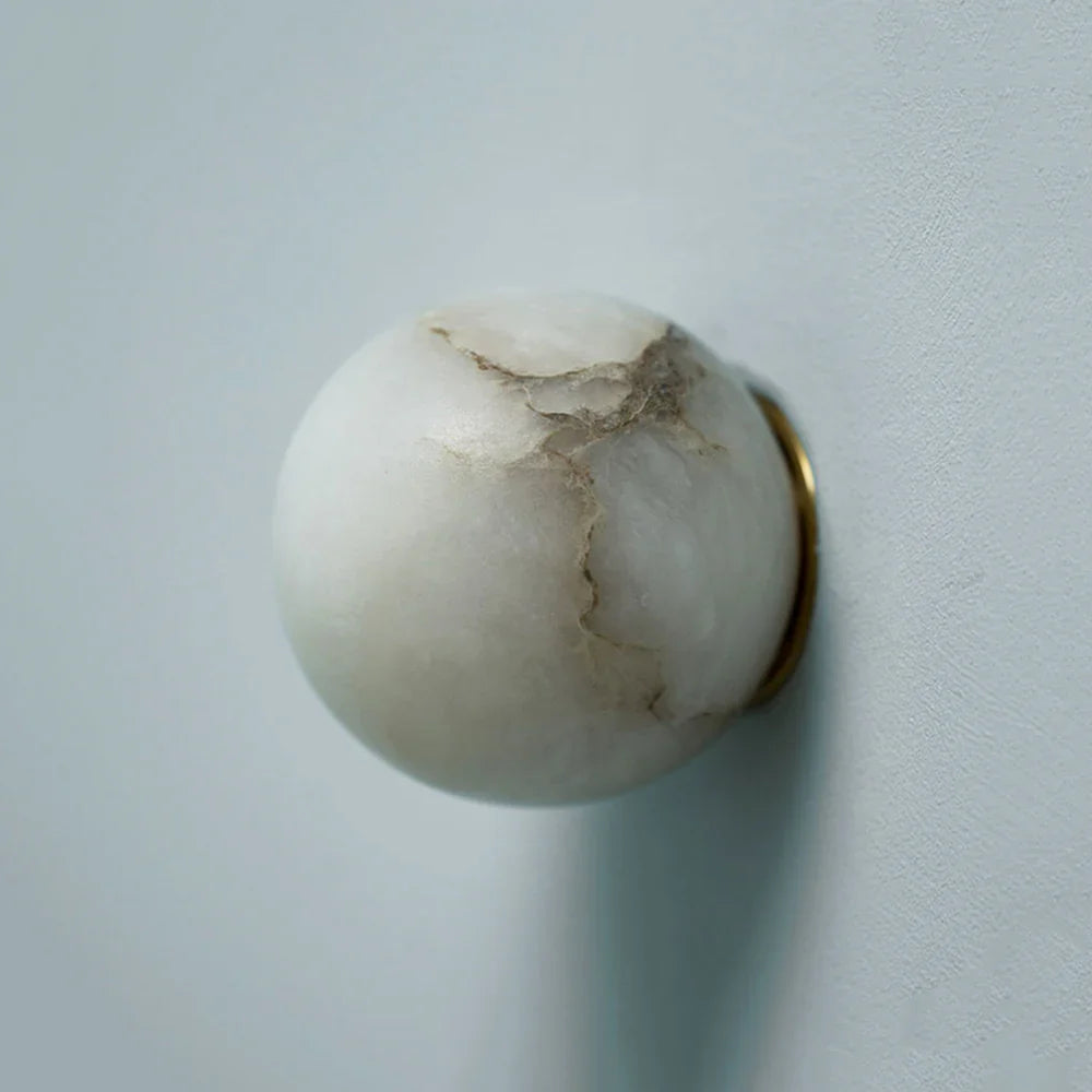 Orb Alabaster Wall Lamp