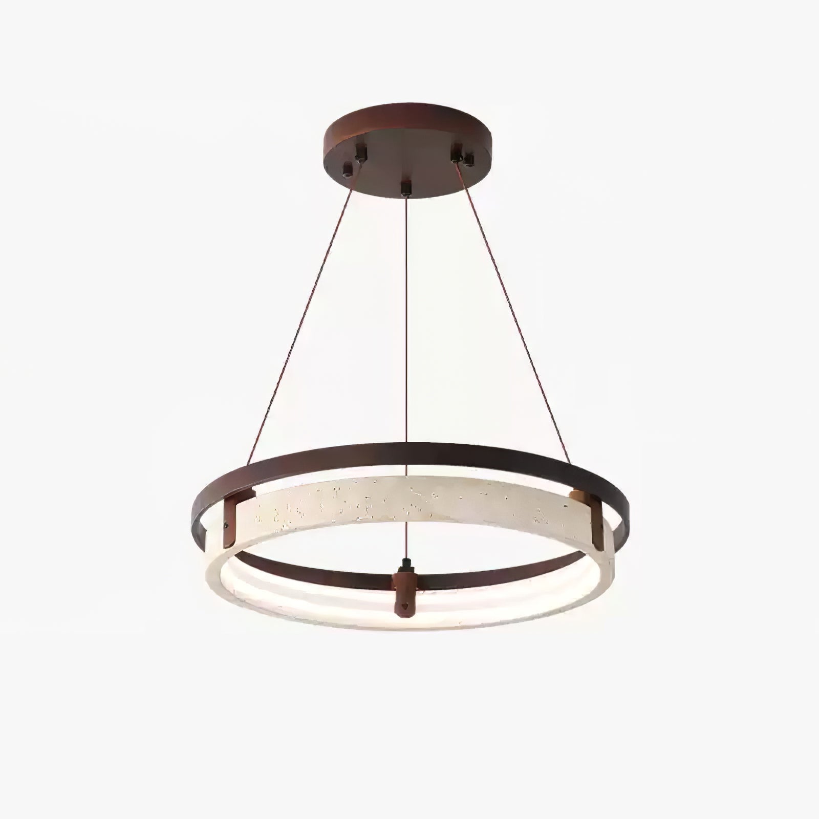 Orbit Travertine Pendant Light