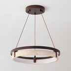 Orbit Travertine Pendant Light