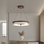 Orbit Travertine Pendant Light