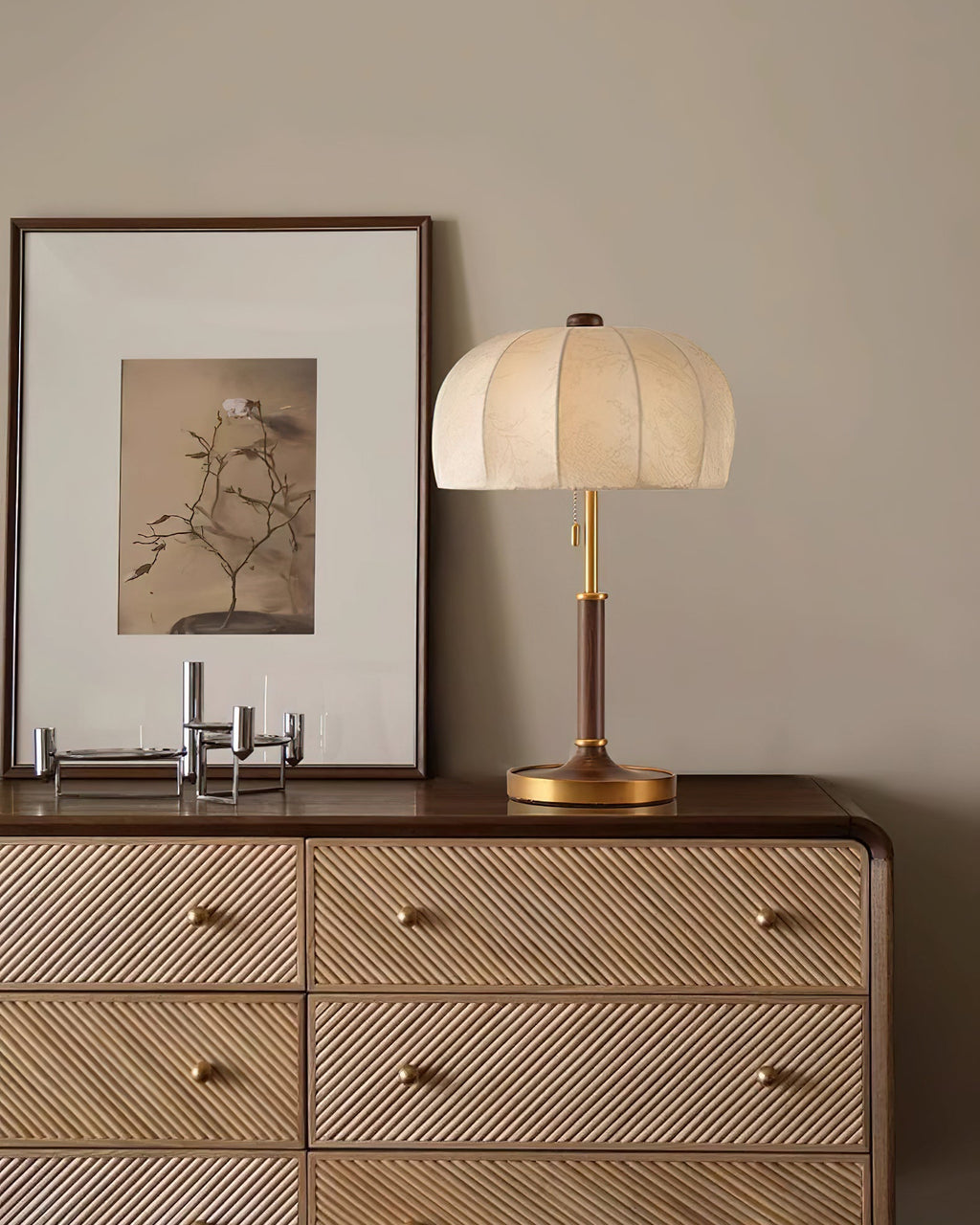 Orchid Fabric Table Lamp