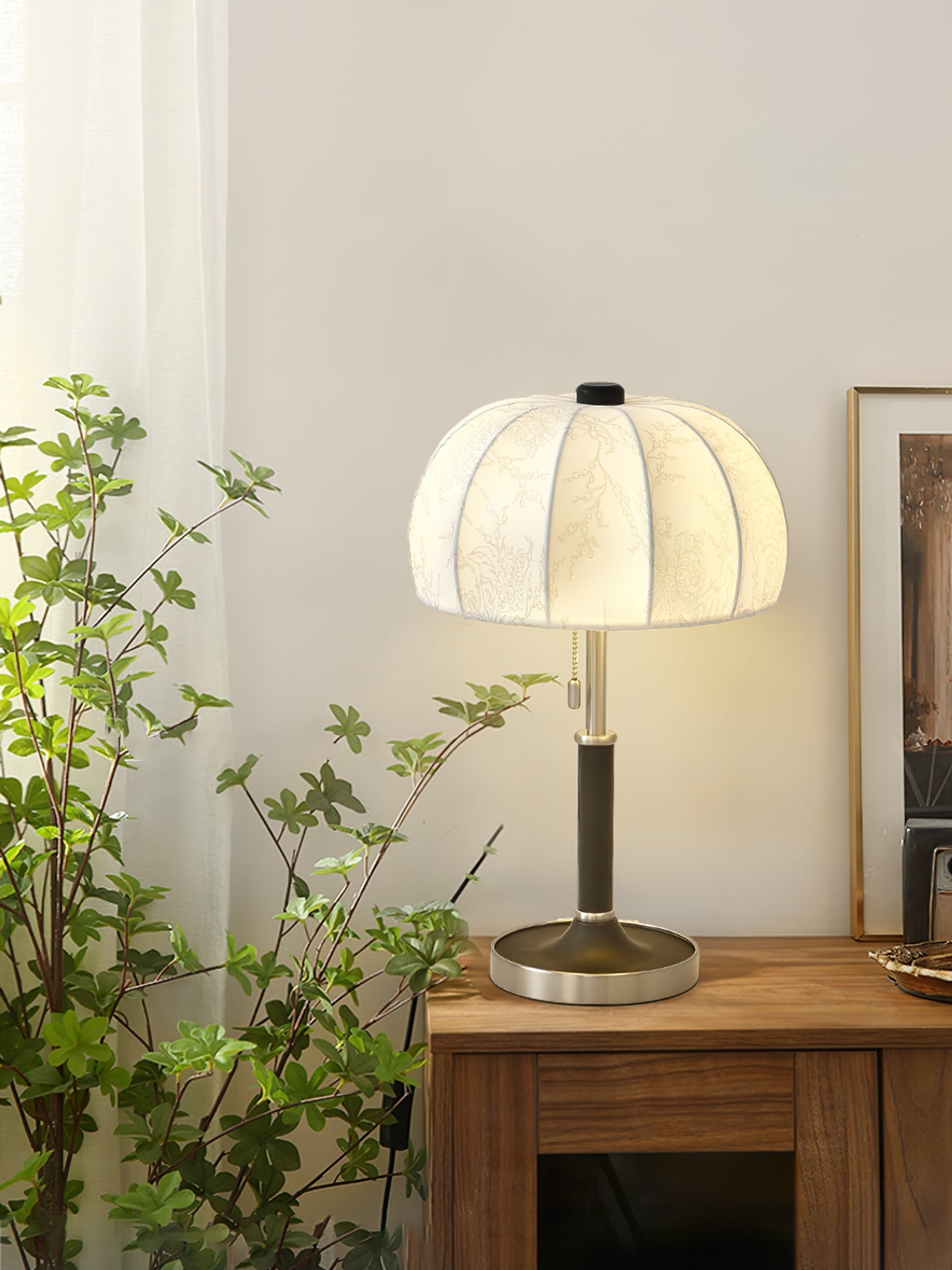 Orchid Fabric Table Lamp