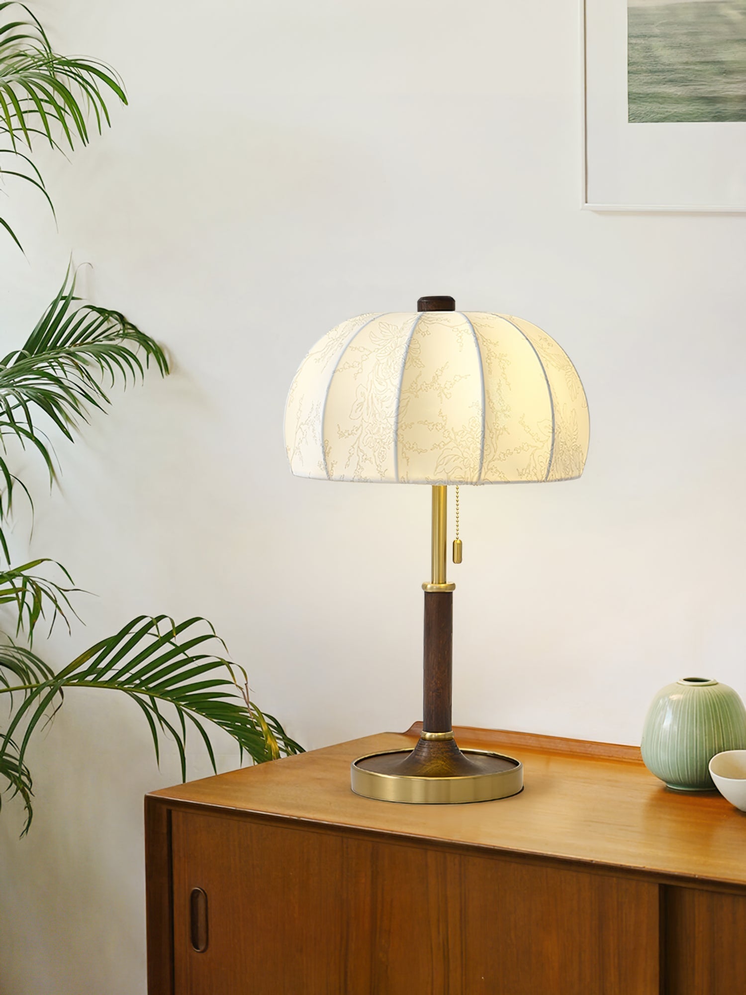 Orchid Fabric Table Lamp
