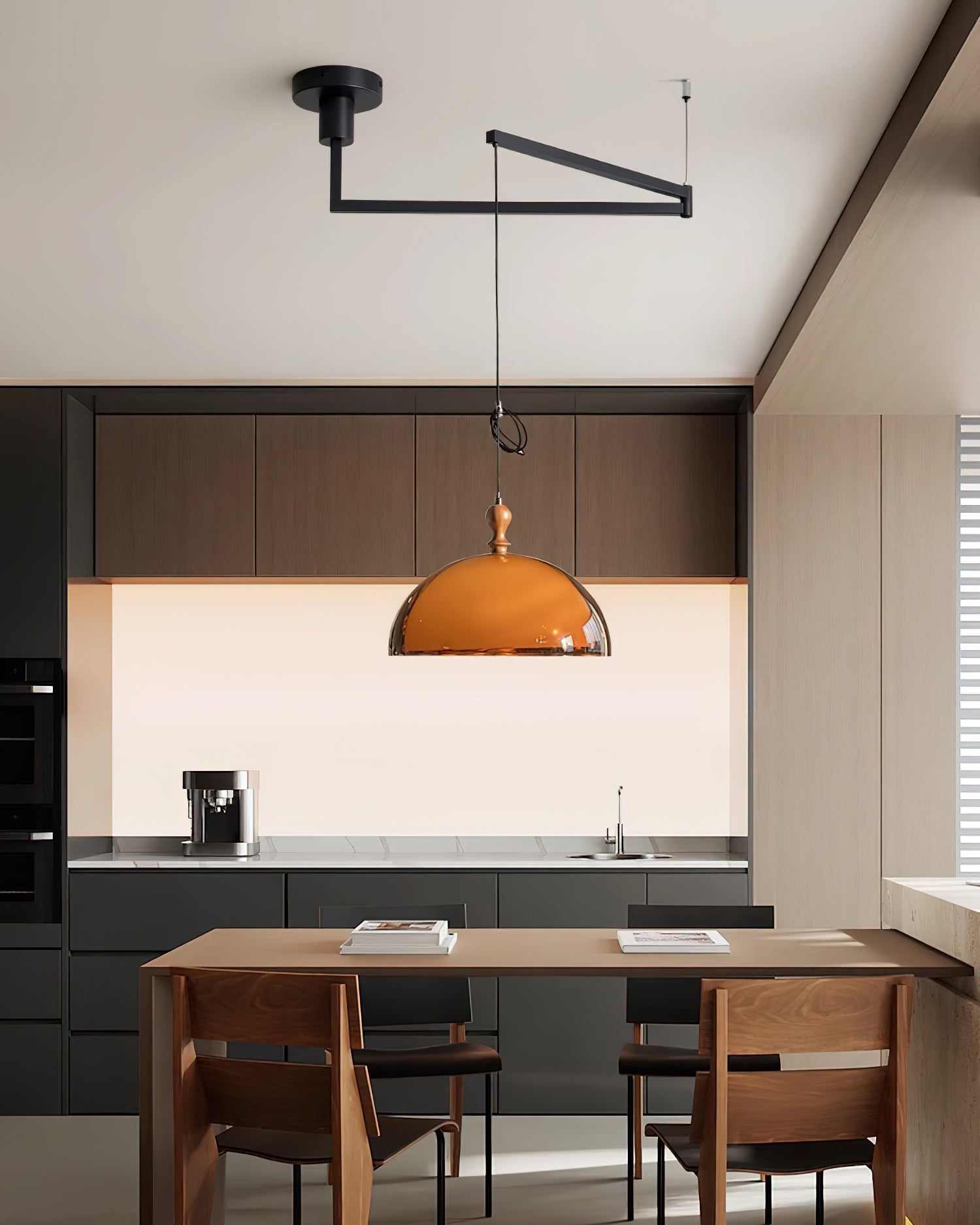 Pallade Swing Arm Pendant Light