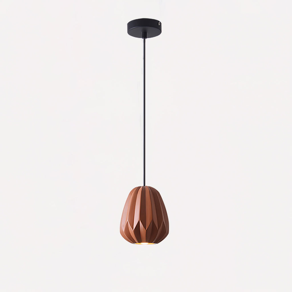 Papaya Resin Pendant Lamp