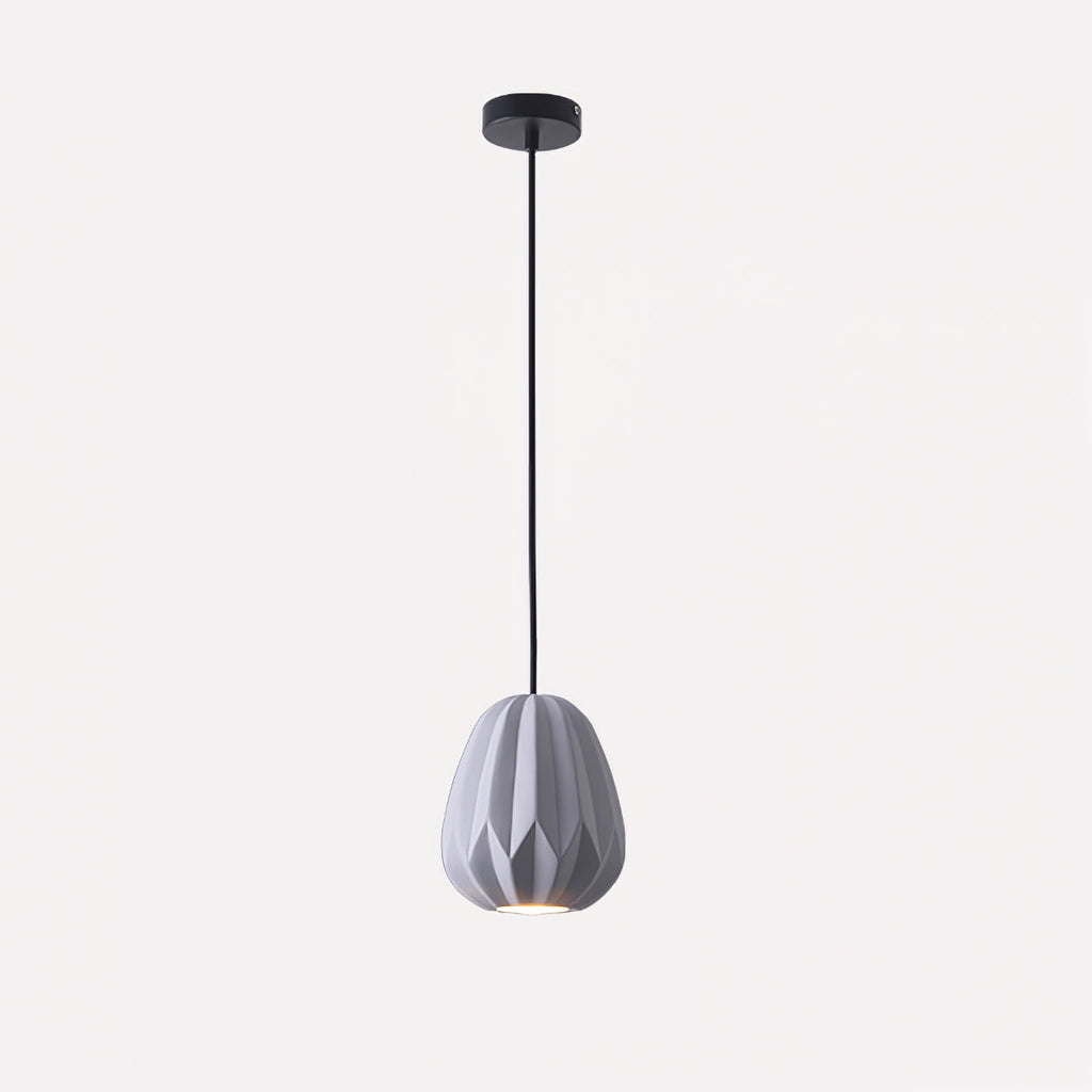 Papaya Resin Pendant Lamp