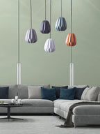 Papaya Resin Pendant Lamp