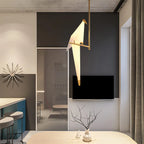 Paper Crane Bird Chandelier for Dining Room