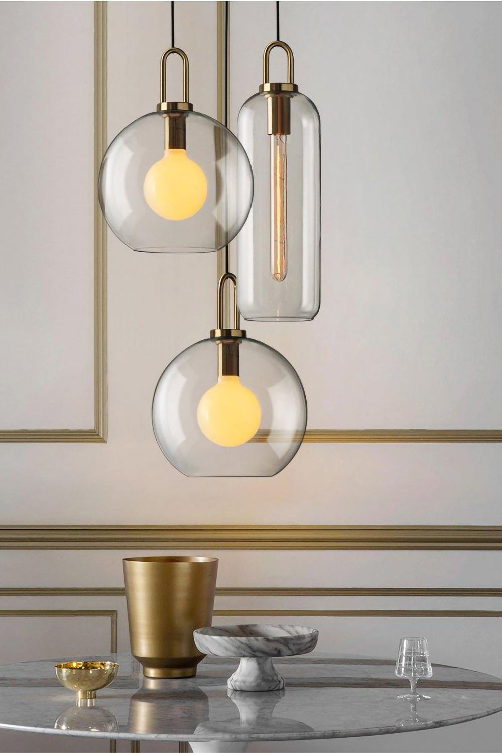 Pendulum Glass Pendant Lamp