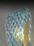 Petal Blue Glass Wall Lamp