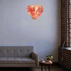 Pink Vintage Murano Glass Wall Lamp