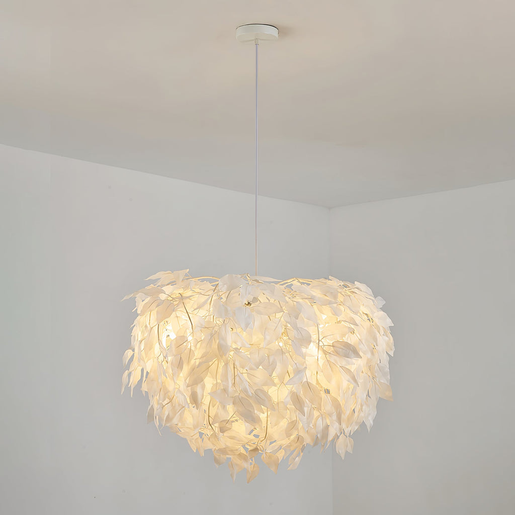 Plastic Leaves Pendant Lamp