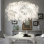 Plastic Leaves Pendant Lamp
