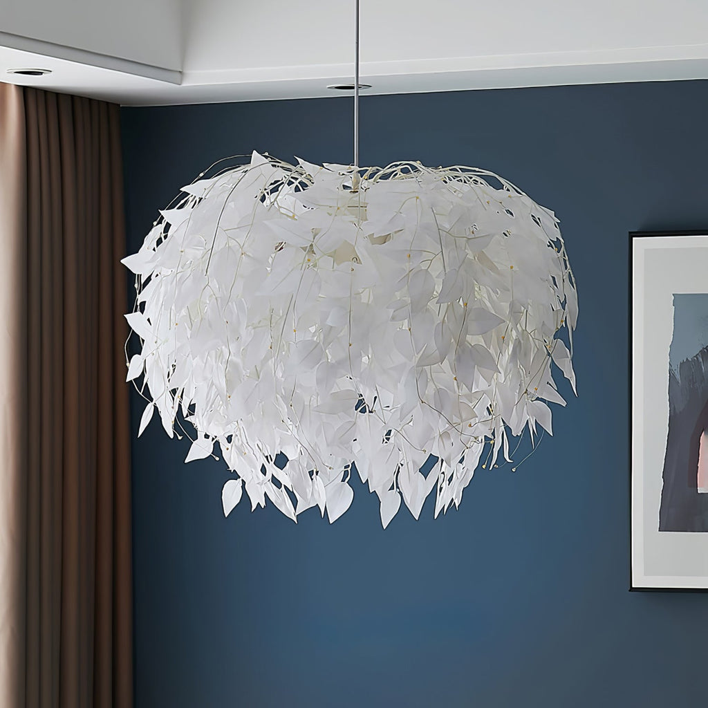 Plastic Leaves Pendant Lamp
