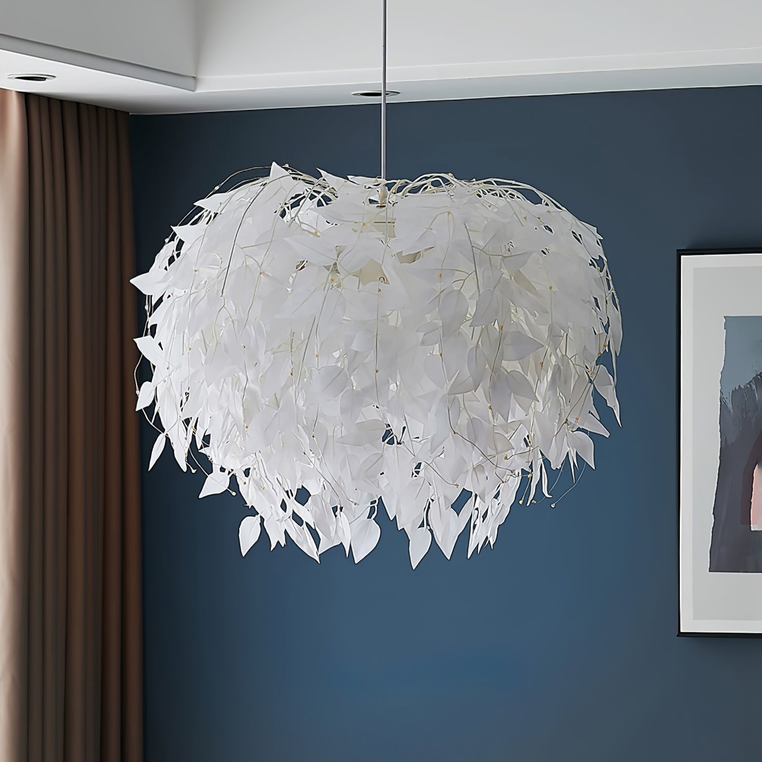 Plastic Leaves Pendant Lamp