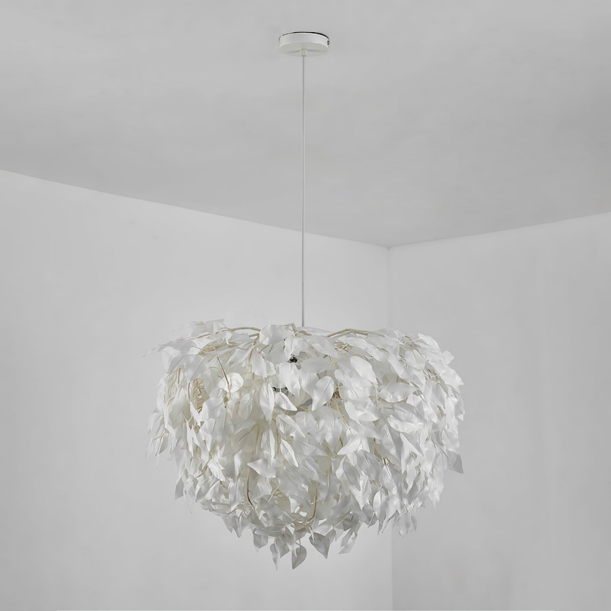 Plastic Leaves Pendant Lamp