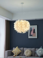 Plastic Leaves Pendant Lamp