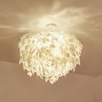 Plastic Leaves Pendant Lamp