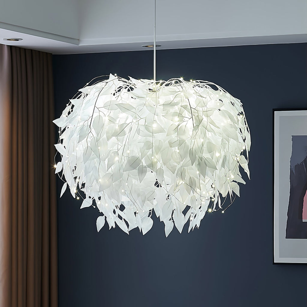 Plastic Leaves Pendant Lamp