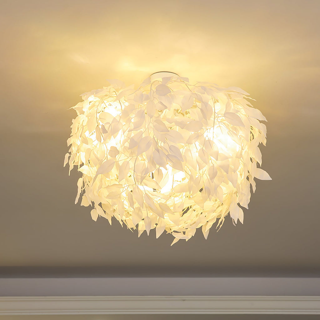 Plastic Leaves Pendant Lamp