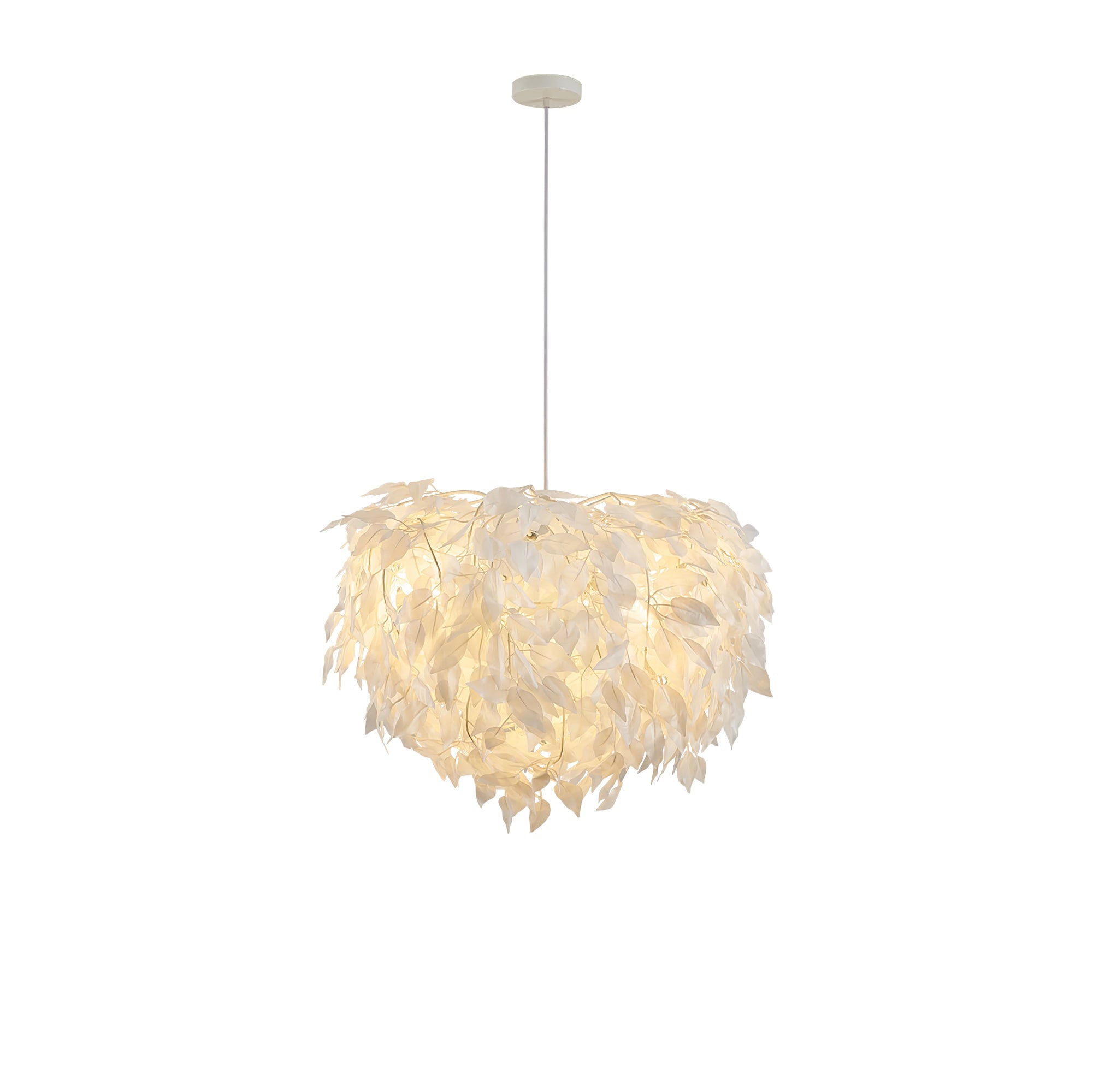Plastic Leaves Pendant Lamp