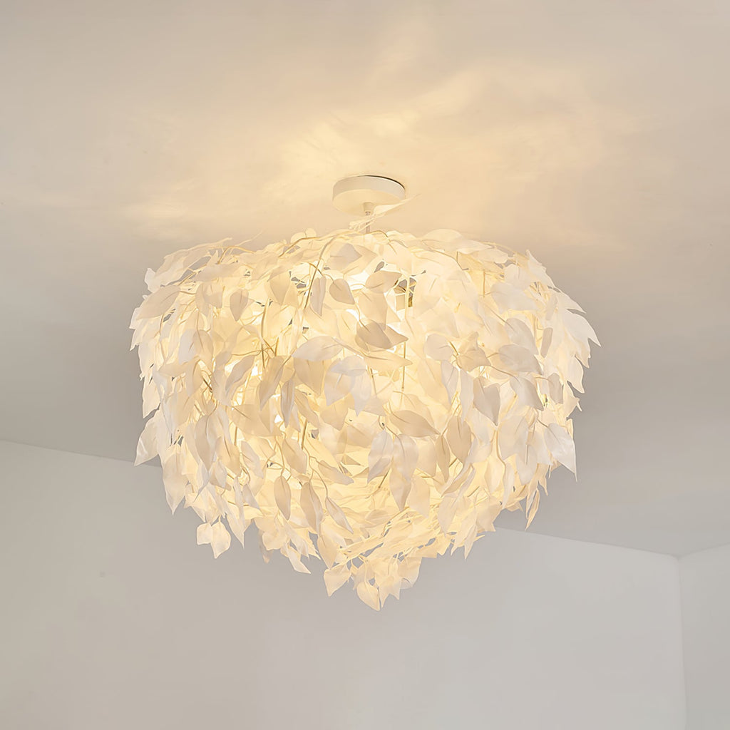 Plastic Leaves Pendant Lamp