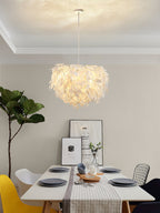 Plastic Leaves Pendant Lamp