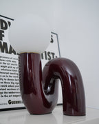 Spiral Glass Table Lamp