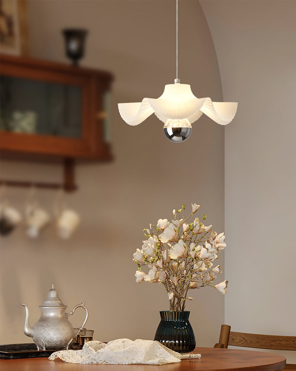 Pleated Pendant Lamp