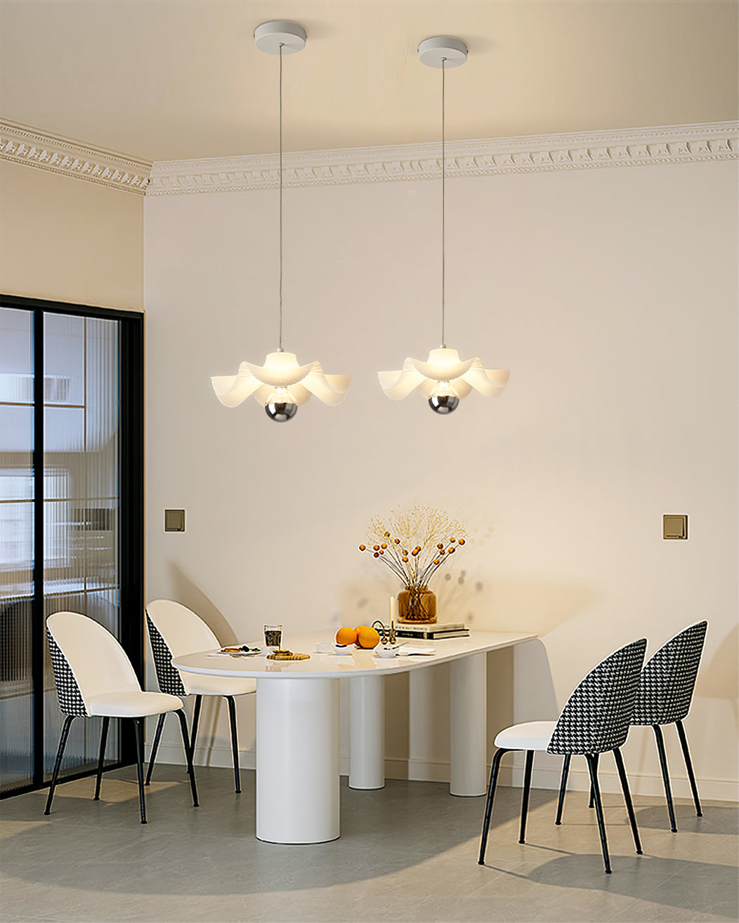 Pleated Pendant Lamp