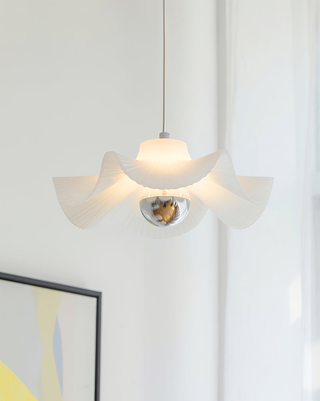 Pleated Pendant Lamp