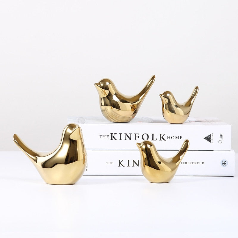 Golden Bird Figurine