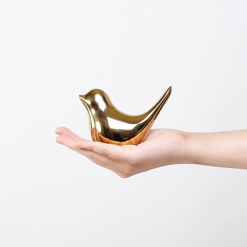 Golden Bird Figurine