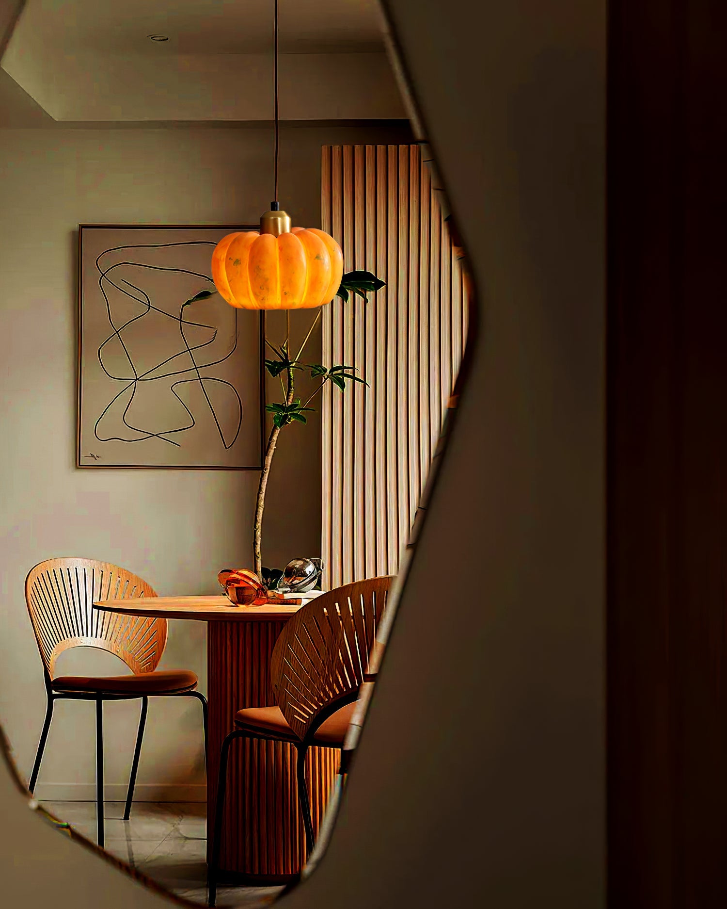 Pumpkin Pendant Lamp